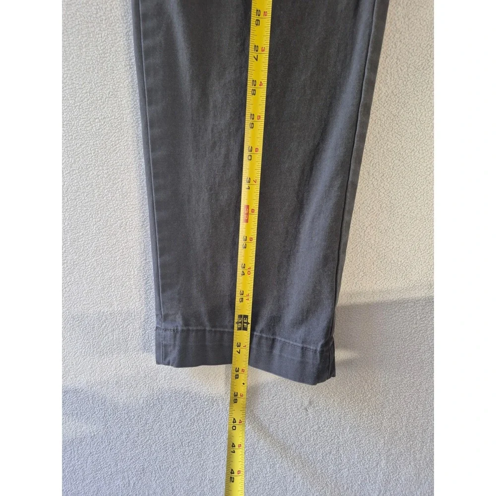 Banana Republic Mason Chino Pants Mens 32x32 Gray Slim Tapered Stretch Cotton